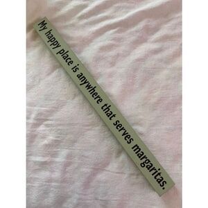 Hallmark Margarita’s Decorative Sign in Light Sage with Black Logo